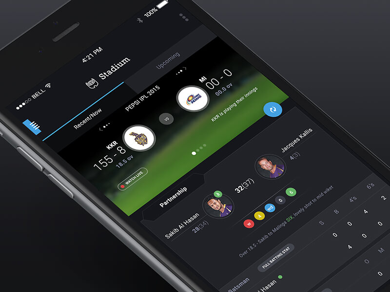 Crickex App Preview 1